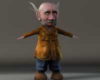 Gnome Full Body T-pose