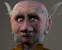 Gnome Head Closeup