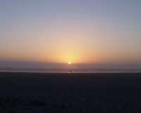 Oregon Coast Seaside Sunset Pano