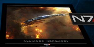 Mass Effect 3 Lithograph Art