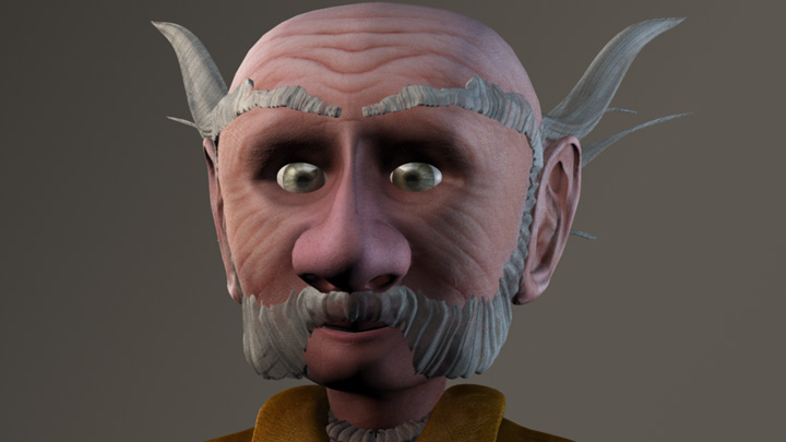 Gnome Head Closeup