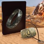 Uncharted 3 Collector's Steelbook Necklace and Belt Buckle