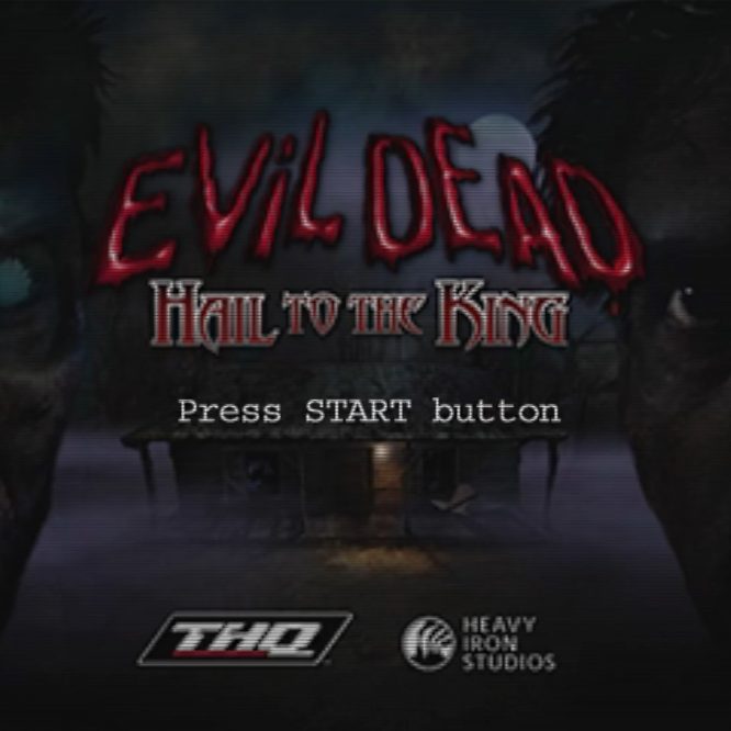 Evil Dead Haill to the King Title Screen